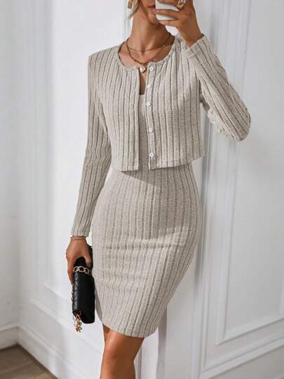 Women's French-style Alluring And Chic Outfit Set