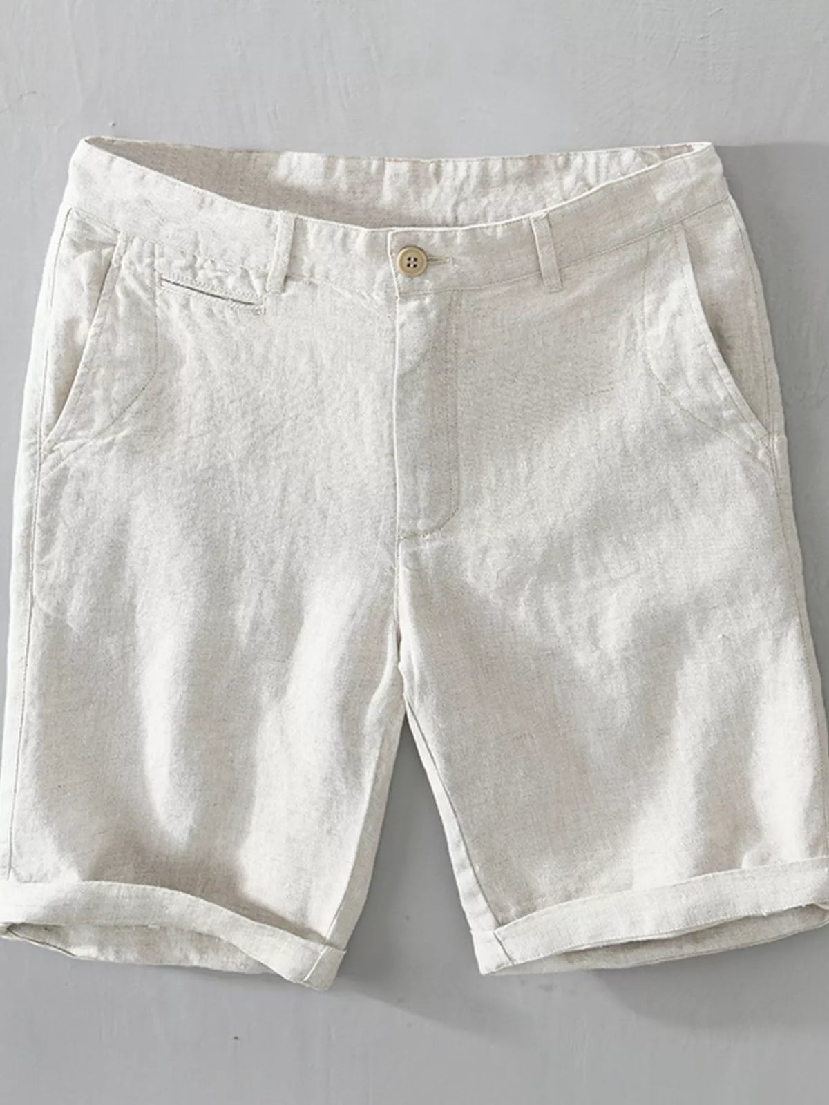 Men's Loose Fit Casual Shorts - Khaki