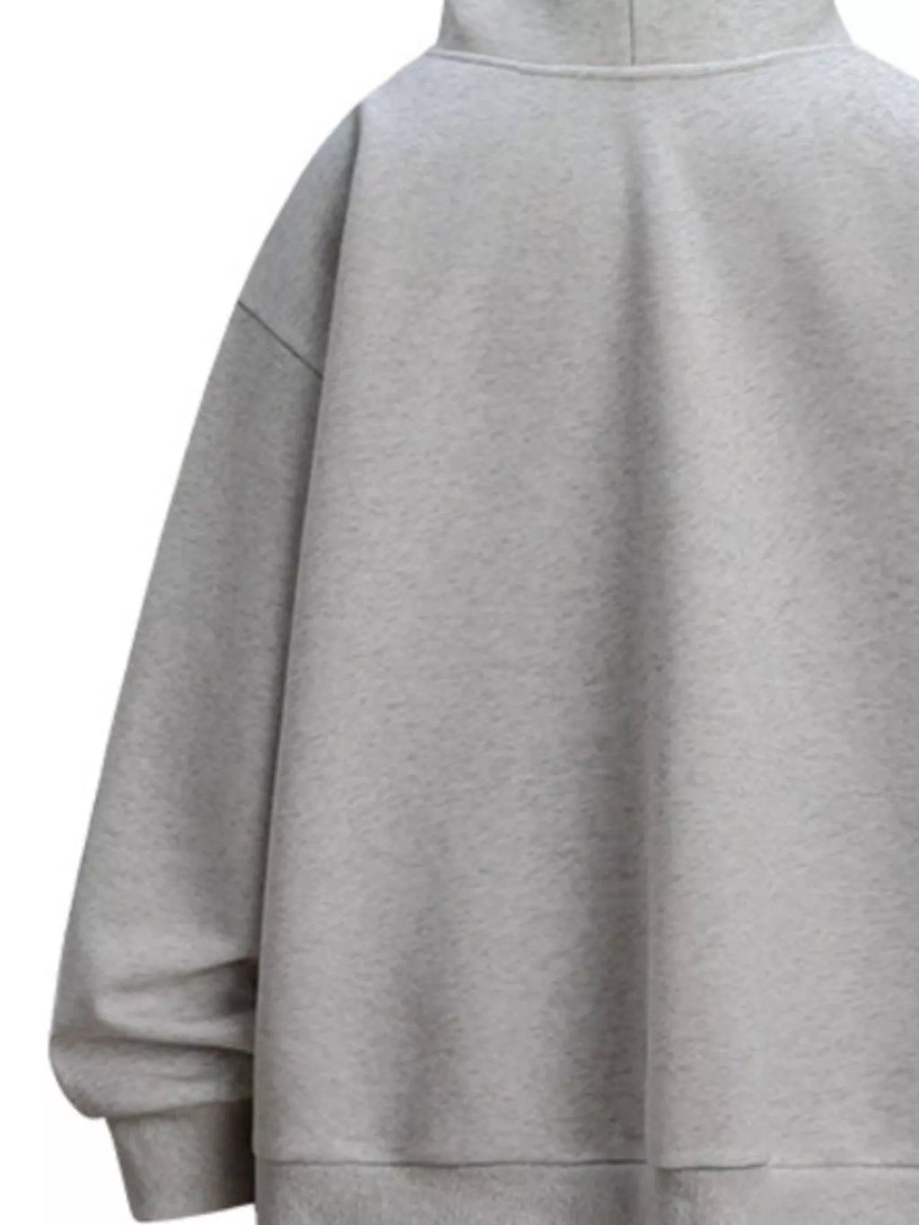 Men's Cat Graphic Long Sleeve Oversized Hoodie, Plus Size