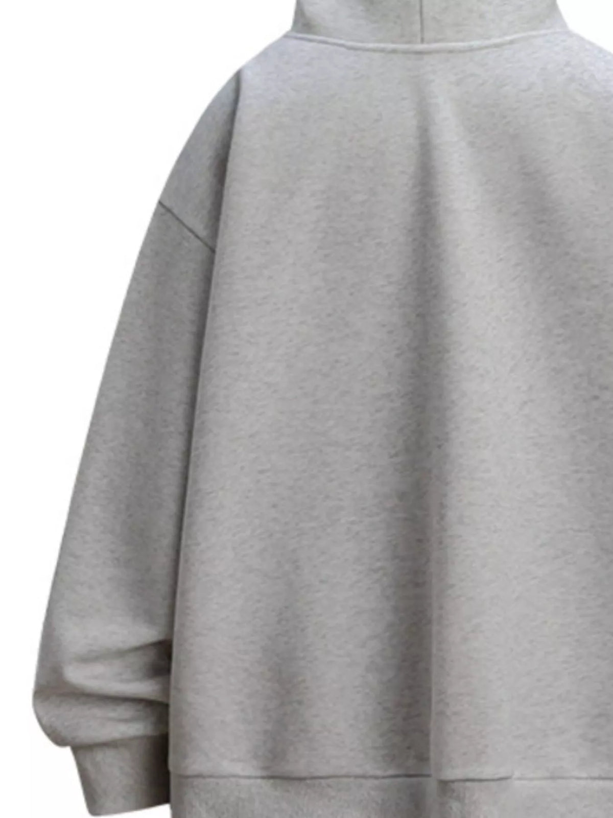 Men's Cat Graphic Long Sleeve Oversized Hoodie, Plus Size