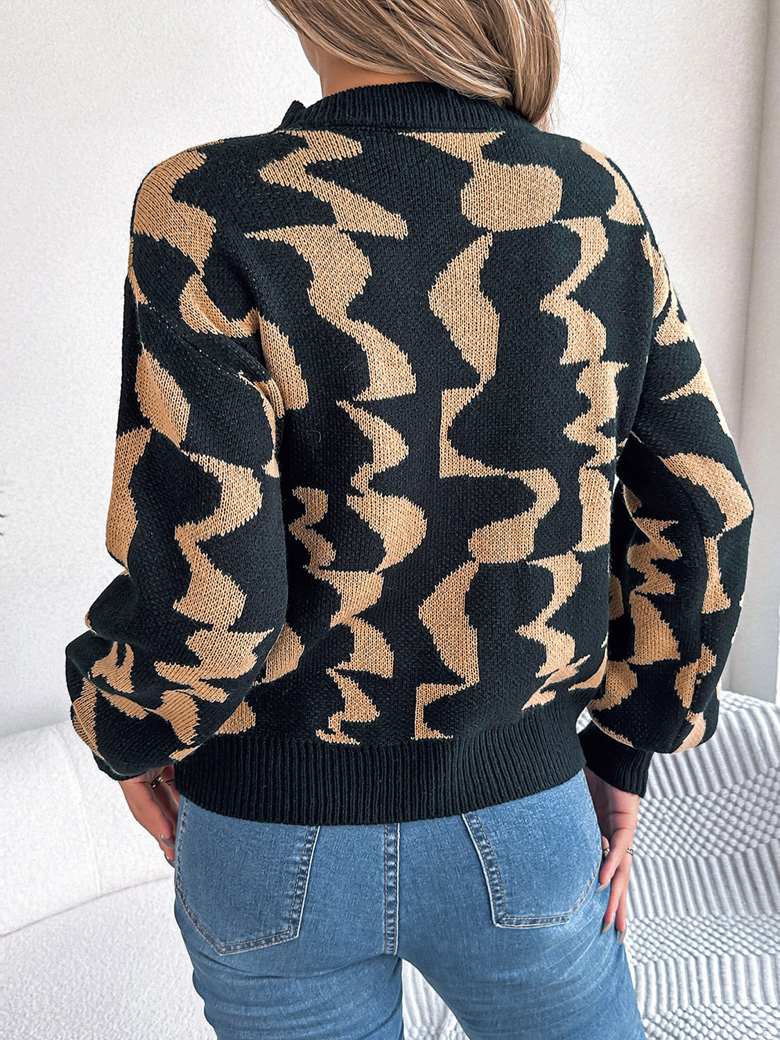Women's Round Neck Long Sleeve Sweater