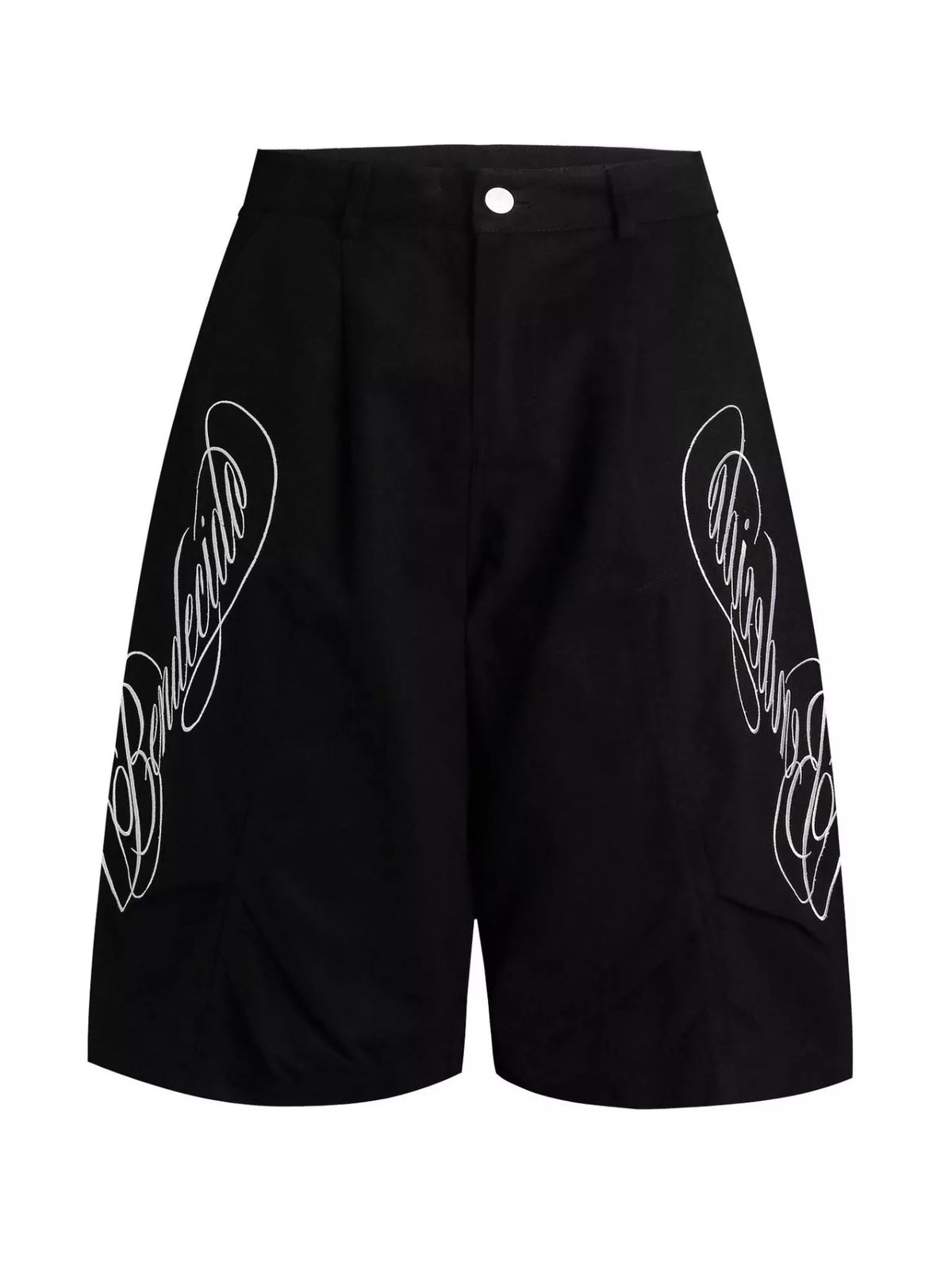 Men's Loose Fit Cargo Capris - Black