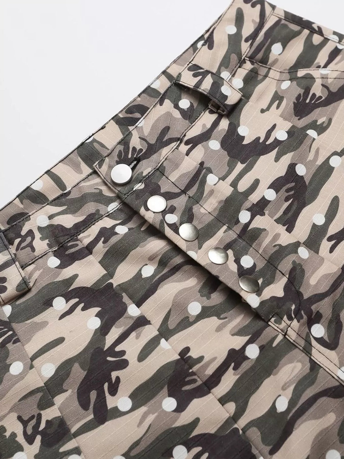 Men's Green Camouflage Men's Camouflage Cargo Capris - Green Camouflage