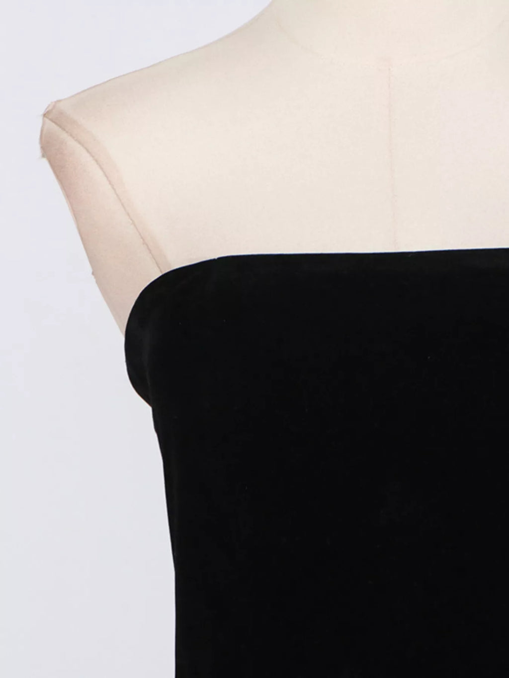 Women's Black Lace Up Back Tube Maxi Dress - Black