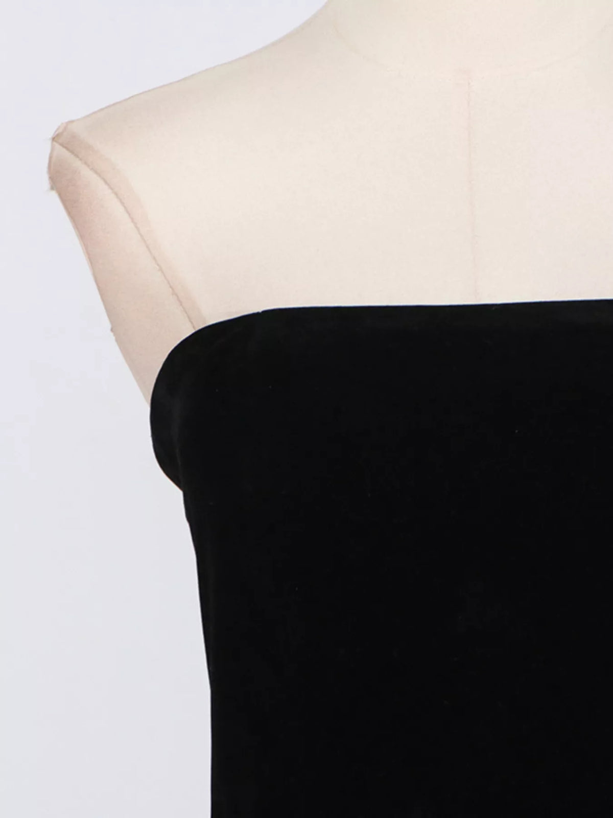 Women's Black Lace Up Back Tube Maxi Dress - Black