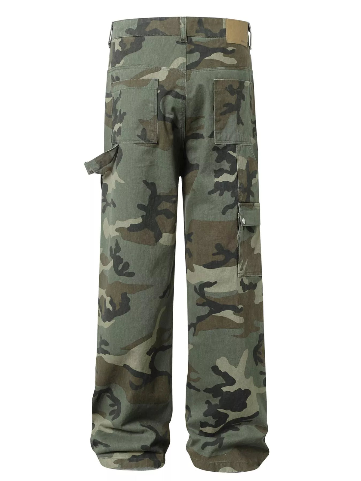 Men's Green Camouflage Men's Camouflage Cargo Pants - Green Camouflage
