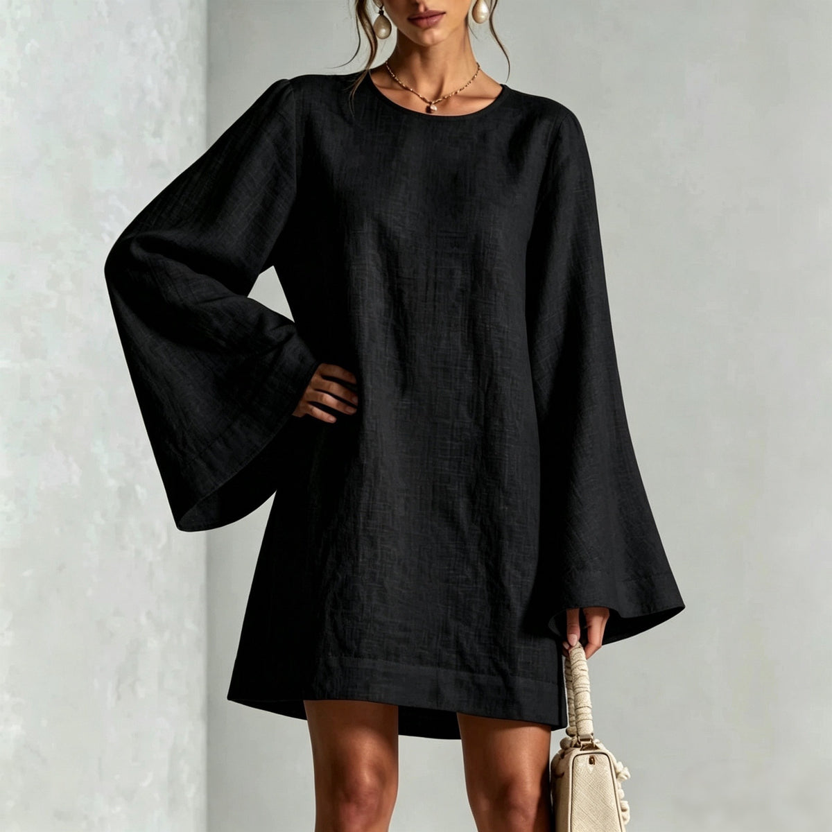 Stylish Casual Round-neck Elegant Dress For Women