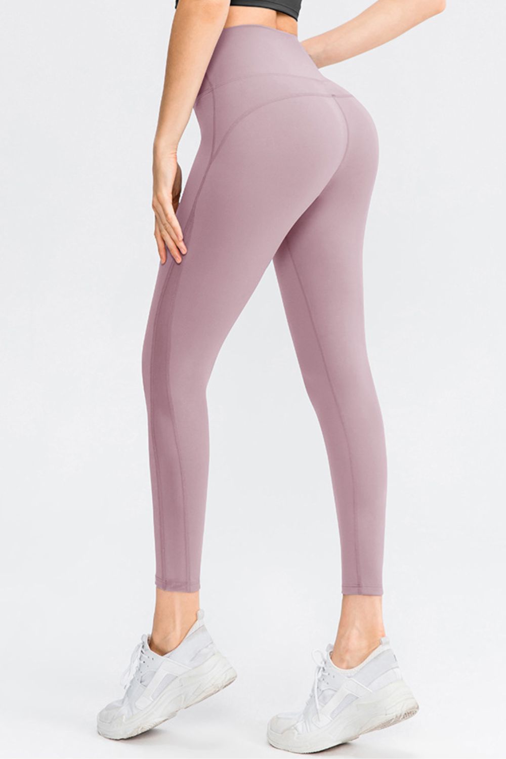 Women's Wide Waistband Slim Fit Long Sports Pants