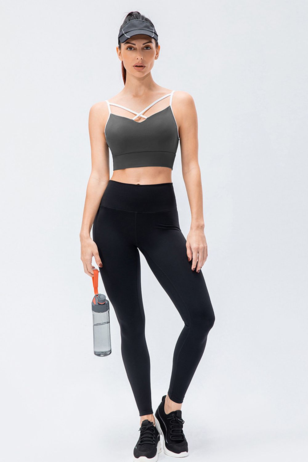 Women's Wide Waistband Slim Fit Active Leggings