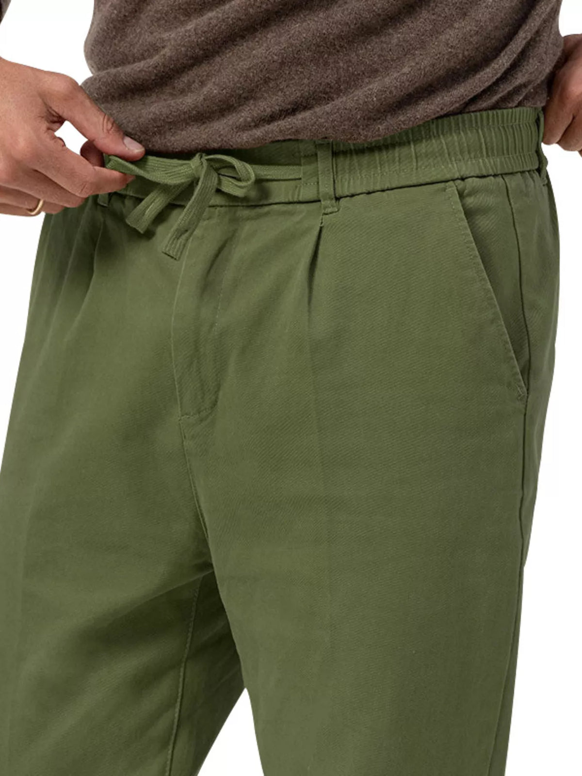 Men's Casual Drawstring Pants, Plus Size