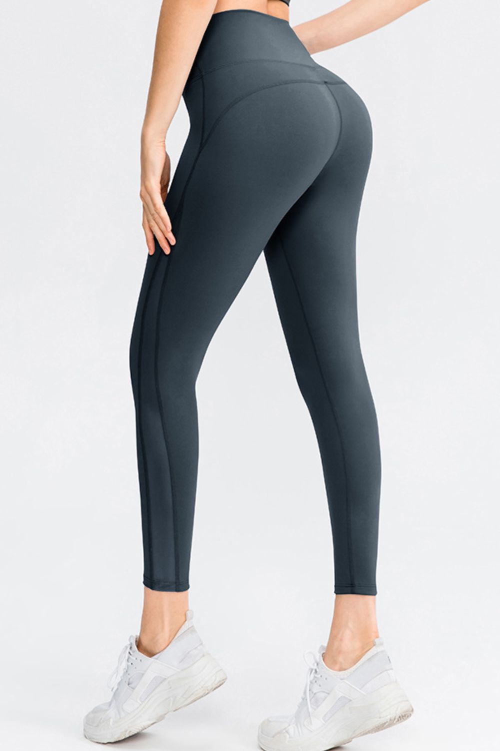 Women's Wide Waistband Slim Fit Long Sports Pants