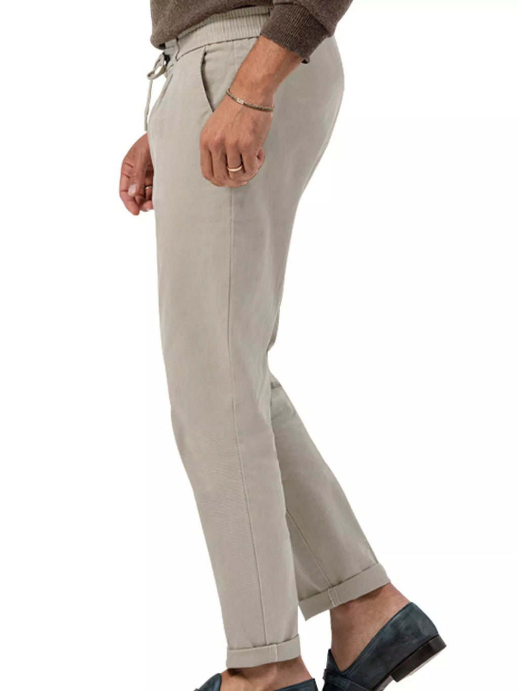 Men's Casual Drawstring Pants, Plus Size