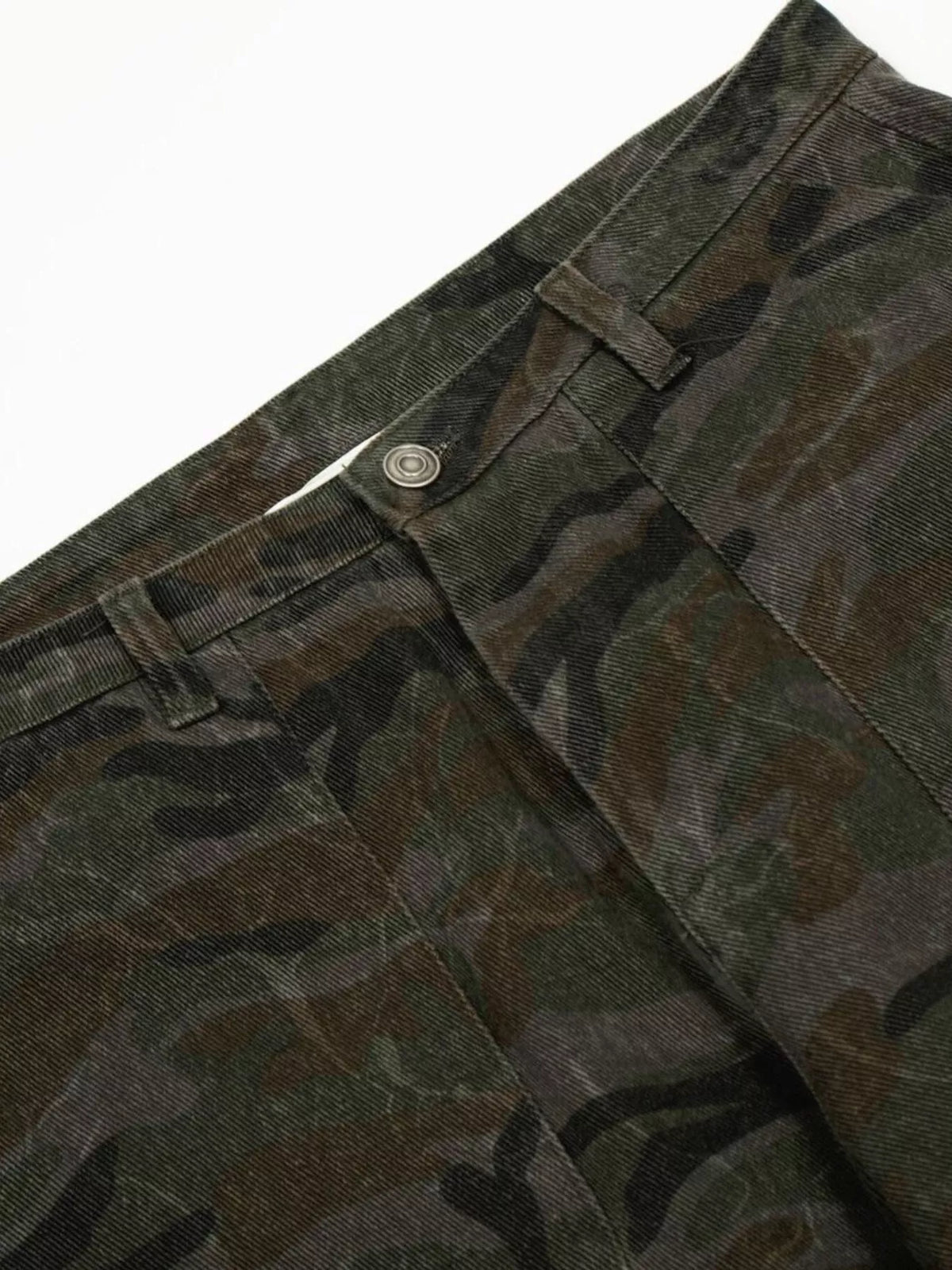 Men's Green Camouflage Men's Camouflage Cargo Pants - Green Camouflage