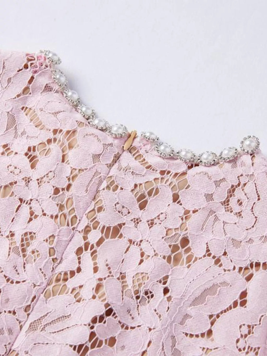 Women's Lace Short Sleeve Mermaid Dress