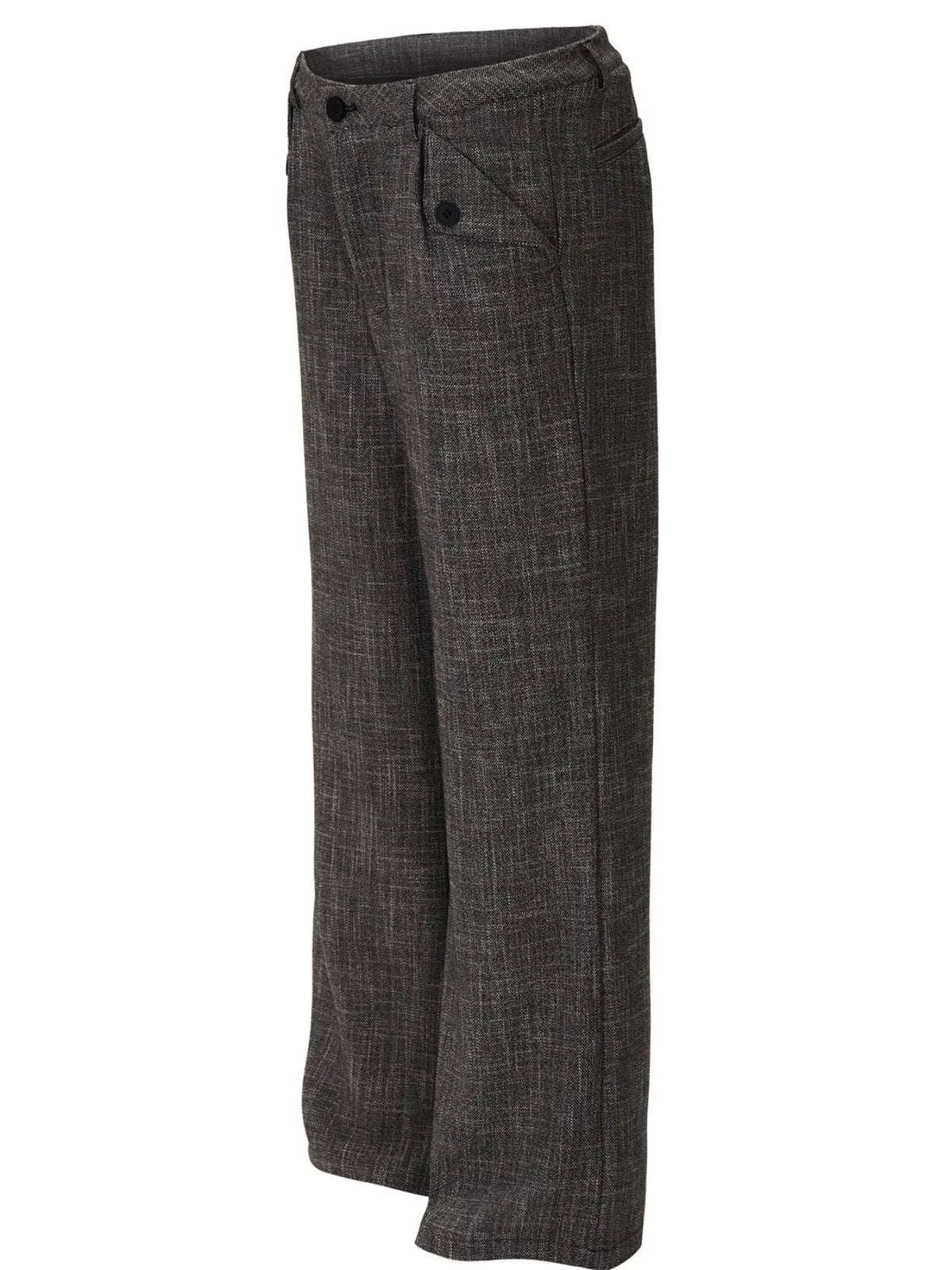 Men's Dark Gray Men's Flare Pants with Pockets - Dark Gray