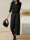 Fashionable Contrasting-Color Stripe Casual Pants