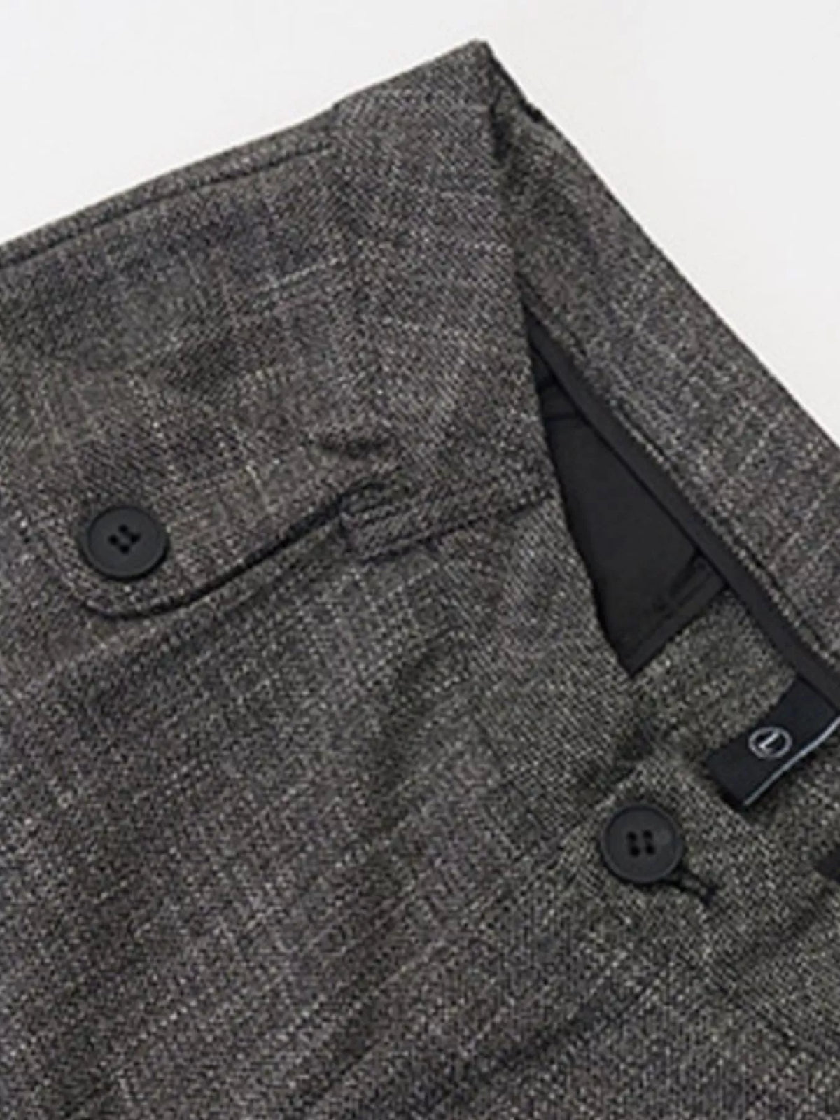Men's Dark Gray Men's Flare Pants with Pockets - Dark Gray