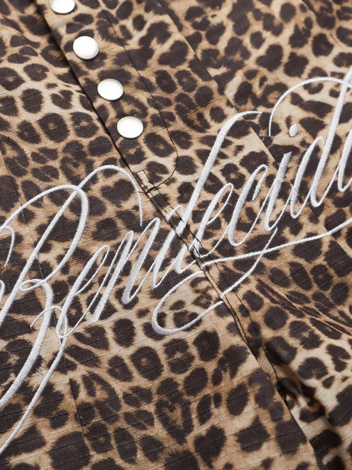 Men's Leopard Print Cargo Capris - Leopard