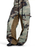 Men's Army Green Men's Camouflage Leopard Patchwork Cargo Pants - Army Green