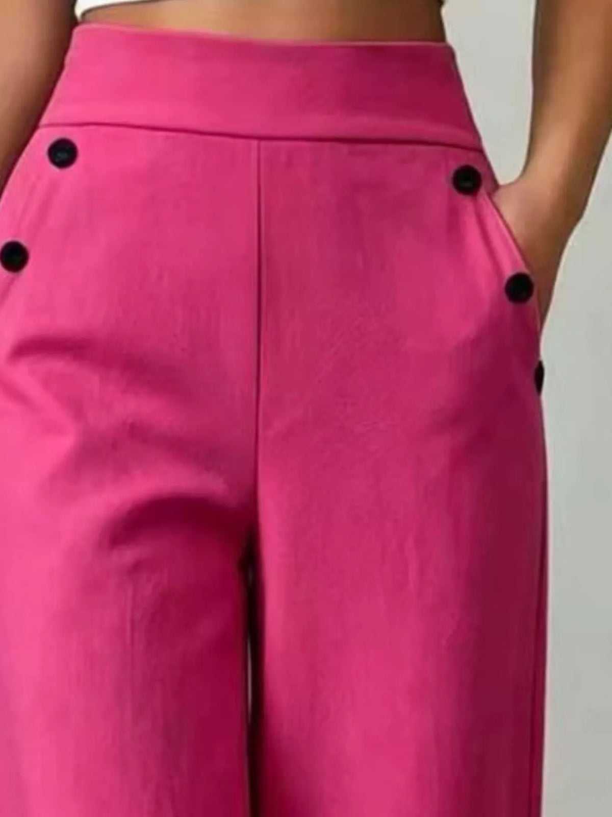 Women's High-Waisted Wide-Leg Pants