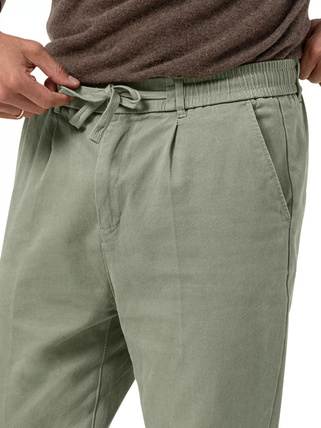 Men's Casual Drawstring Pants, Plus Size
