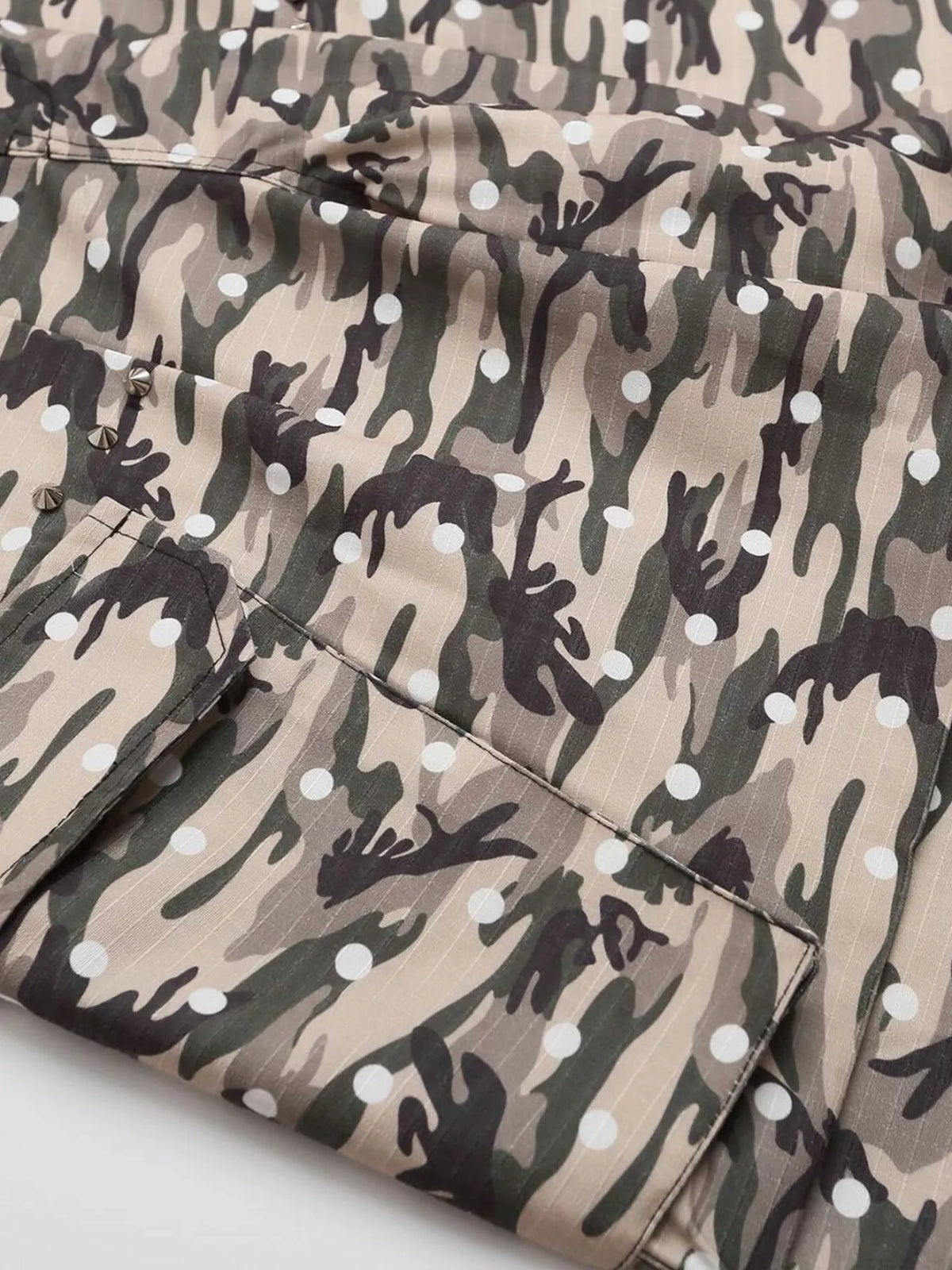 Men's Green Camouflage Men's Camouflage Cargo Capris - Green Camouflage
