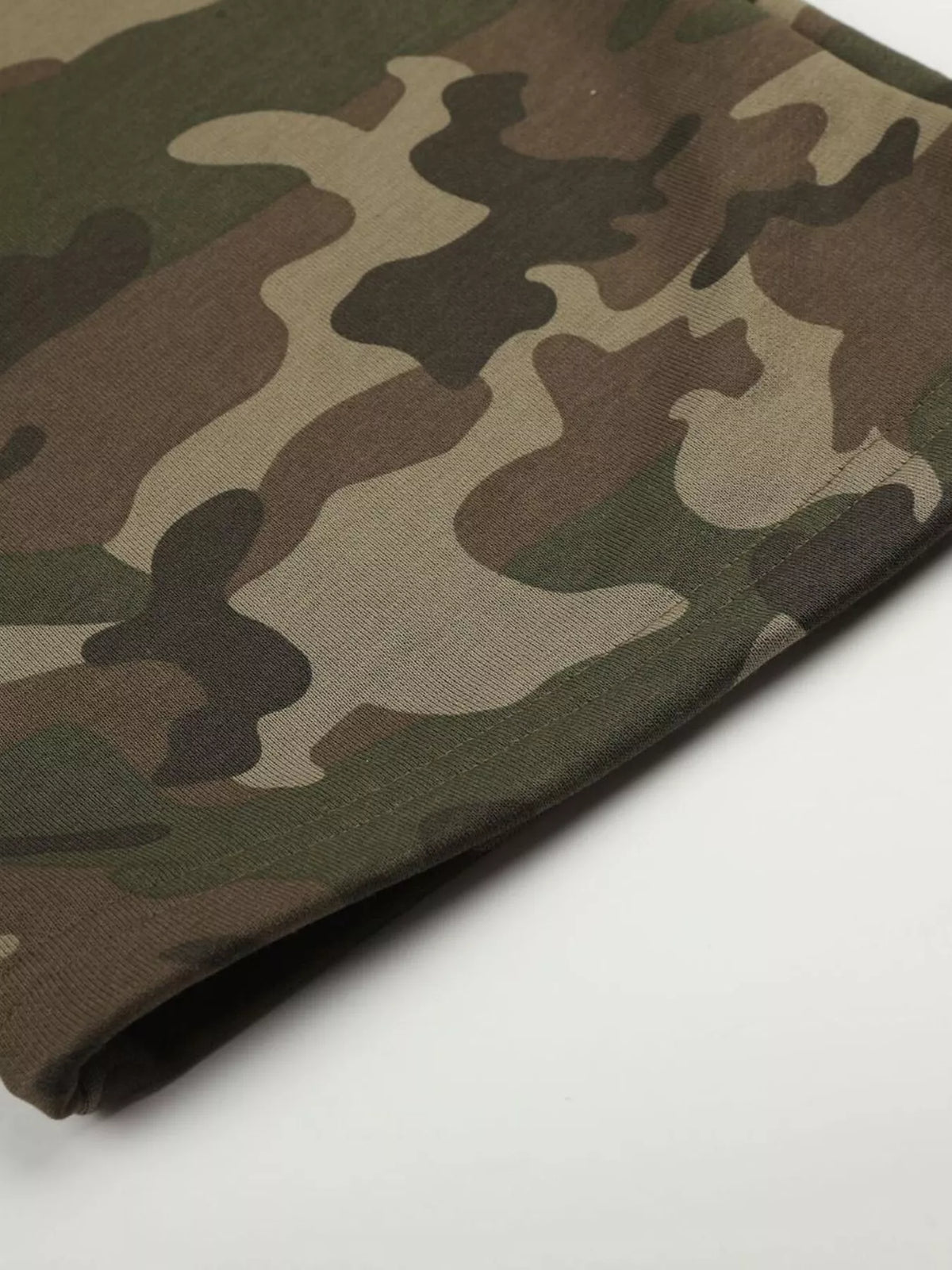 Men's Green Camouflage Men's Camouflage Wide-Leg Pants - Green Camouflage
