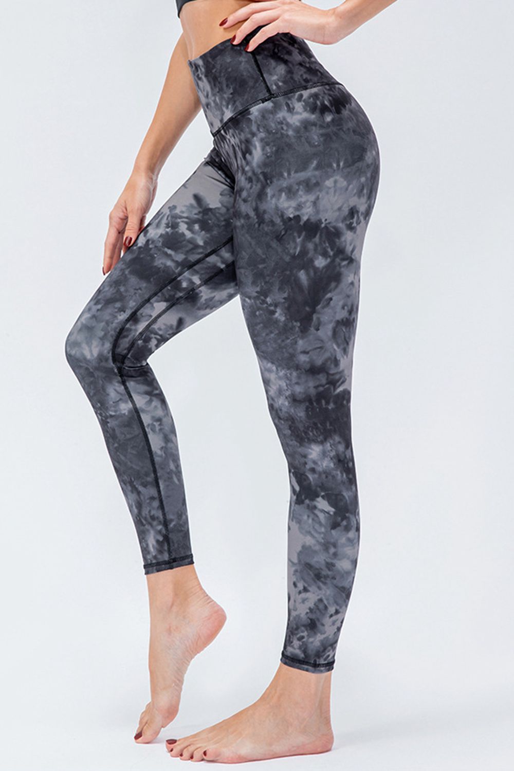 Women's Wide Waistband Slim Fit Active Leggings