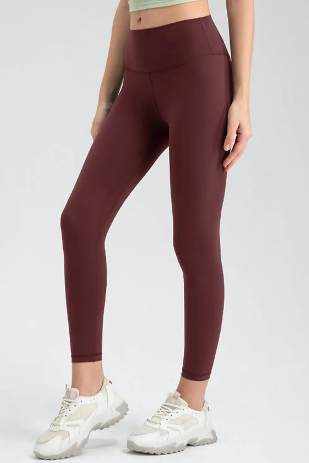 Women's Wide Waistband Slim Fit Active Leggings