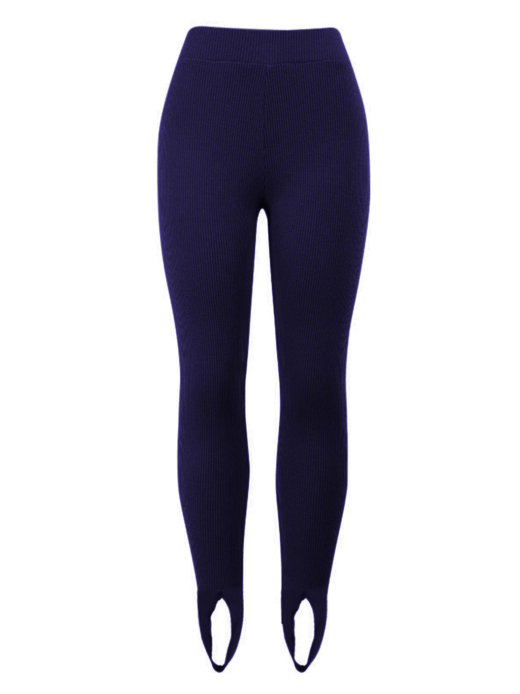 Women's Ribbed Mid Waist Leggings