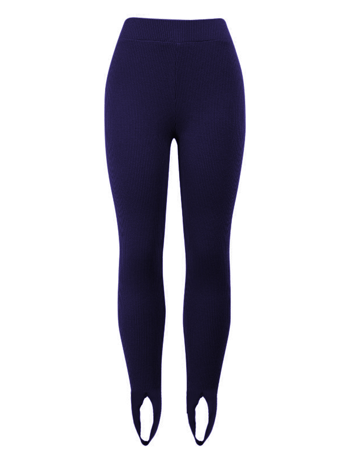 Women's Ribbed Mid Waist Leggings