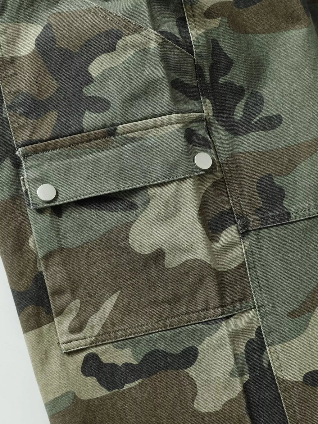 Men's Green Camouflage Men's Camouflage Cargo Pants - Green Camouflage