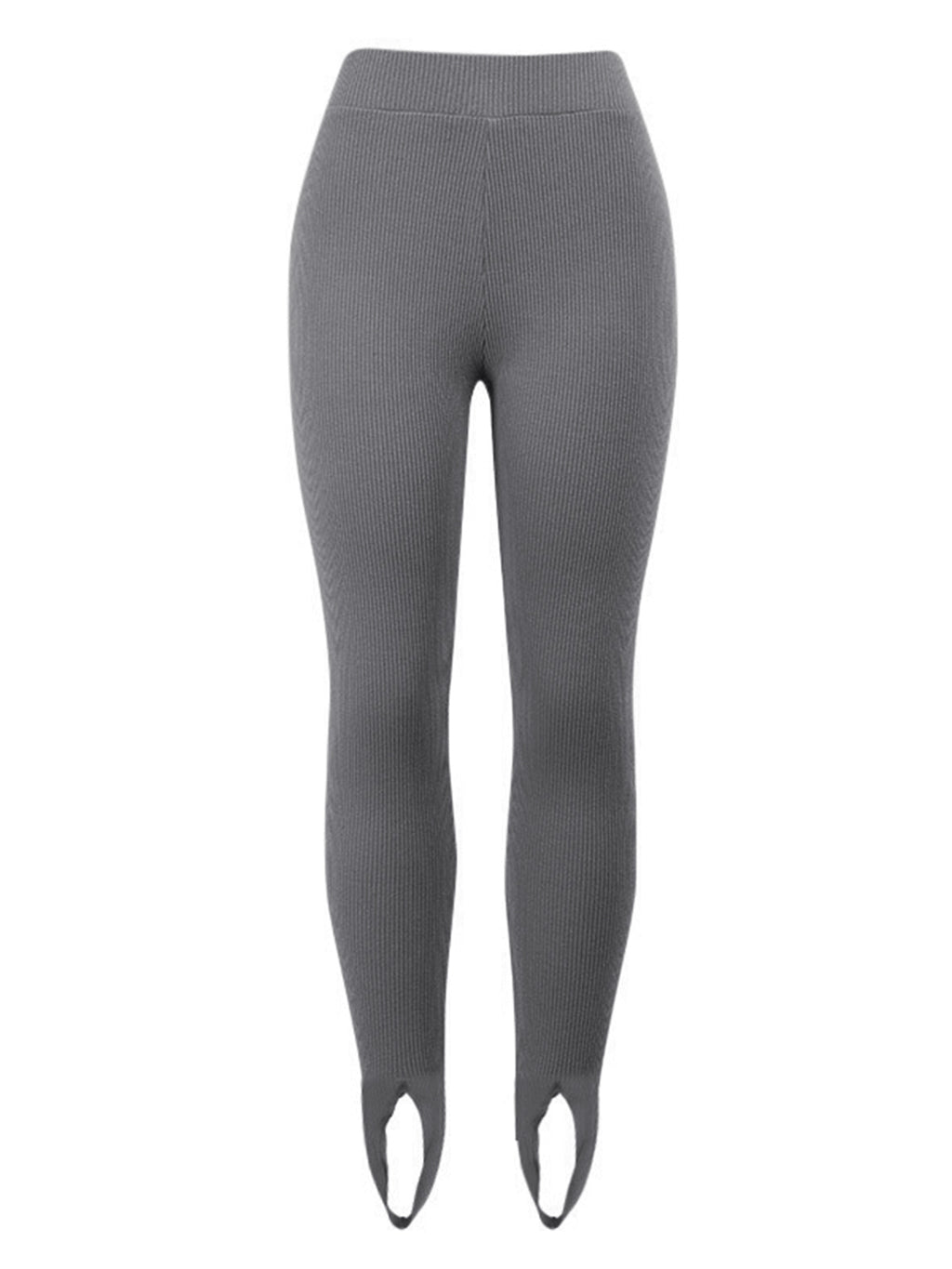 Women's Ribbed Mid Waist Leggings