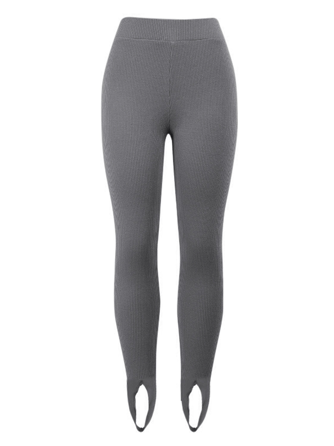 Women's Ribbed Mid Waist Leggings