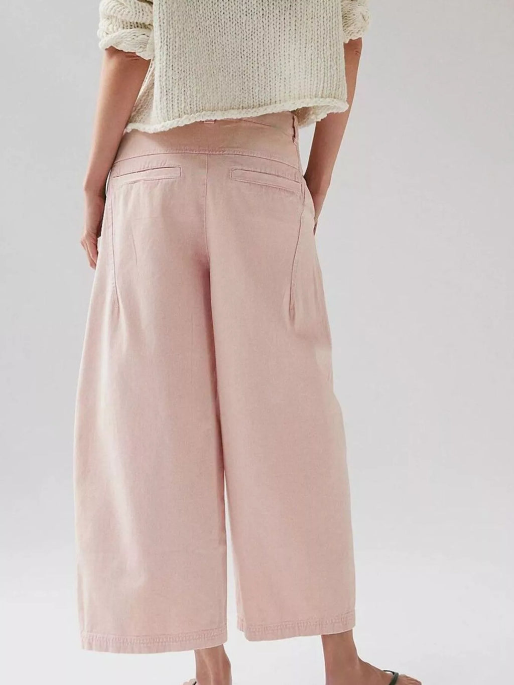 Women's Wide-Leg Cropped Jeans