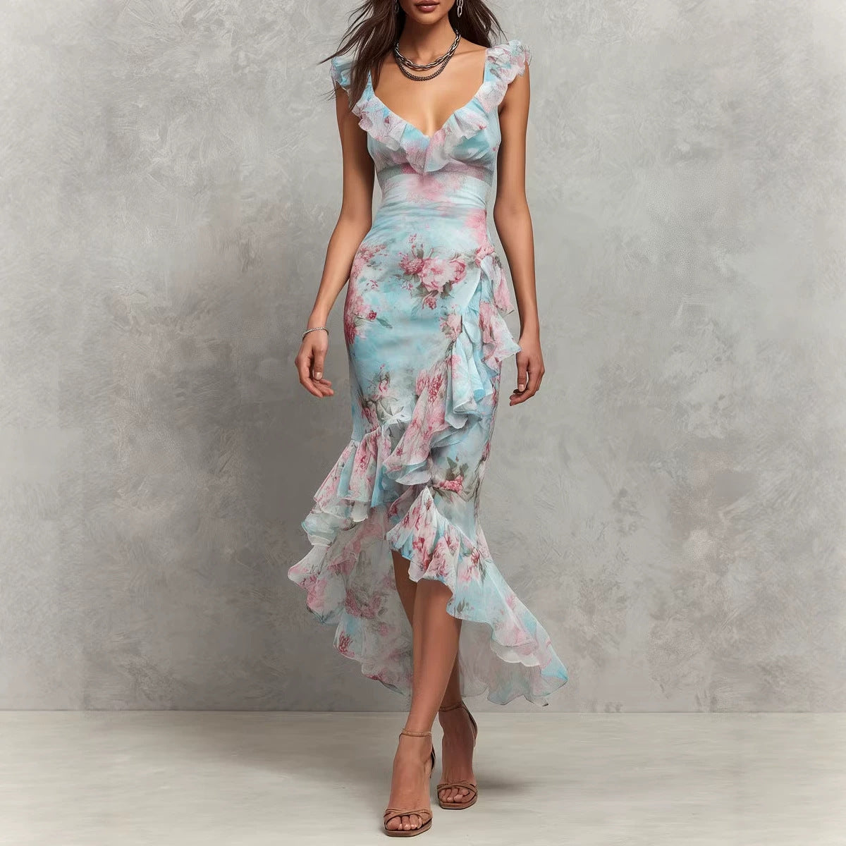 Women's Sexy Strap Hip-hugging Dress