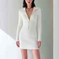 Women's Sexy Long-sleeve Knit Dress