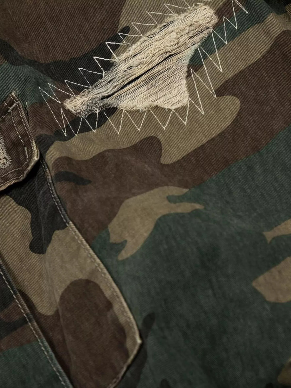 Men's Green Camouflage Men's Camouflage Cargo Pants - Green Camouflage