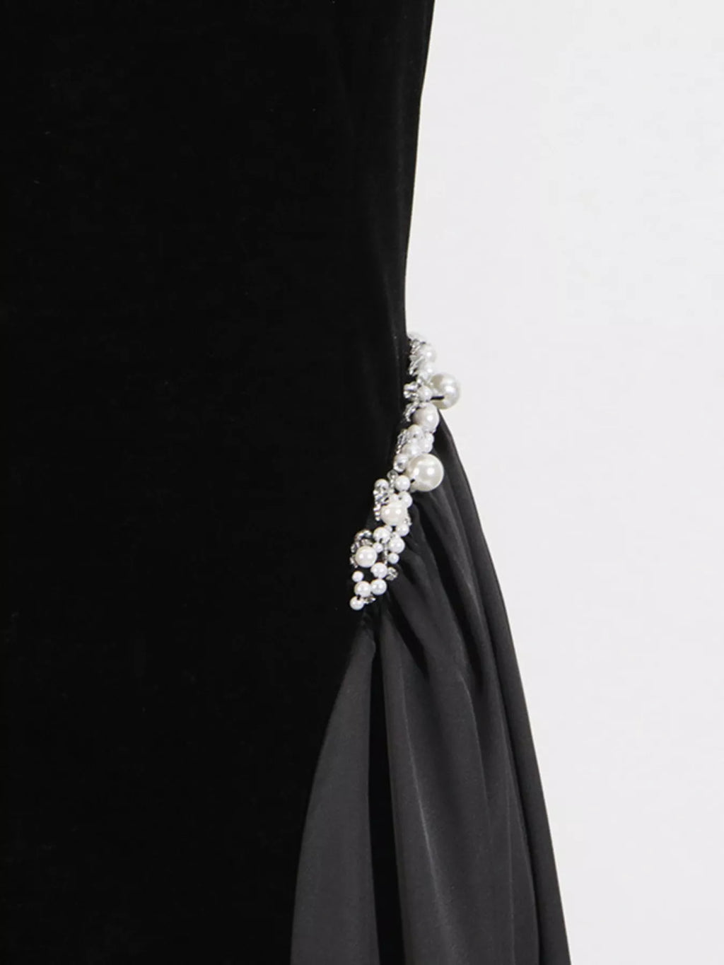 Women's Black Lace Up Back Tube Maxi Dress - Black