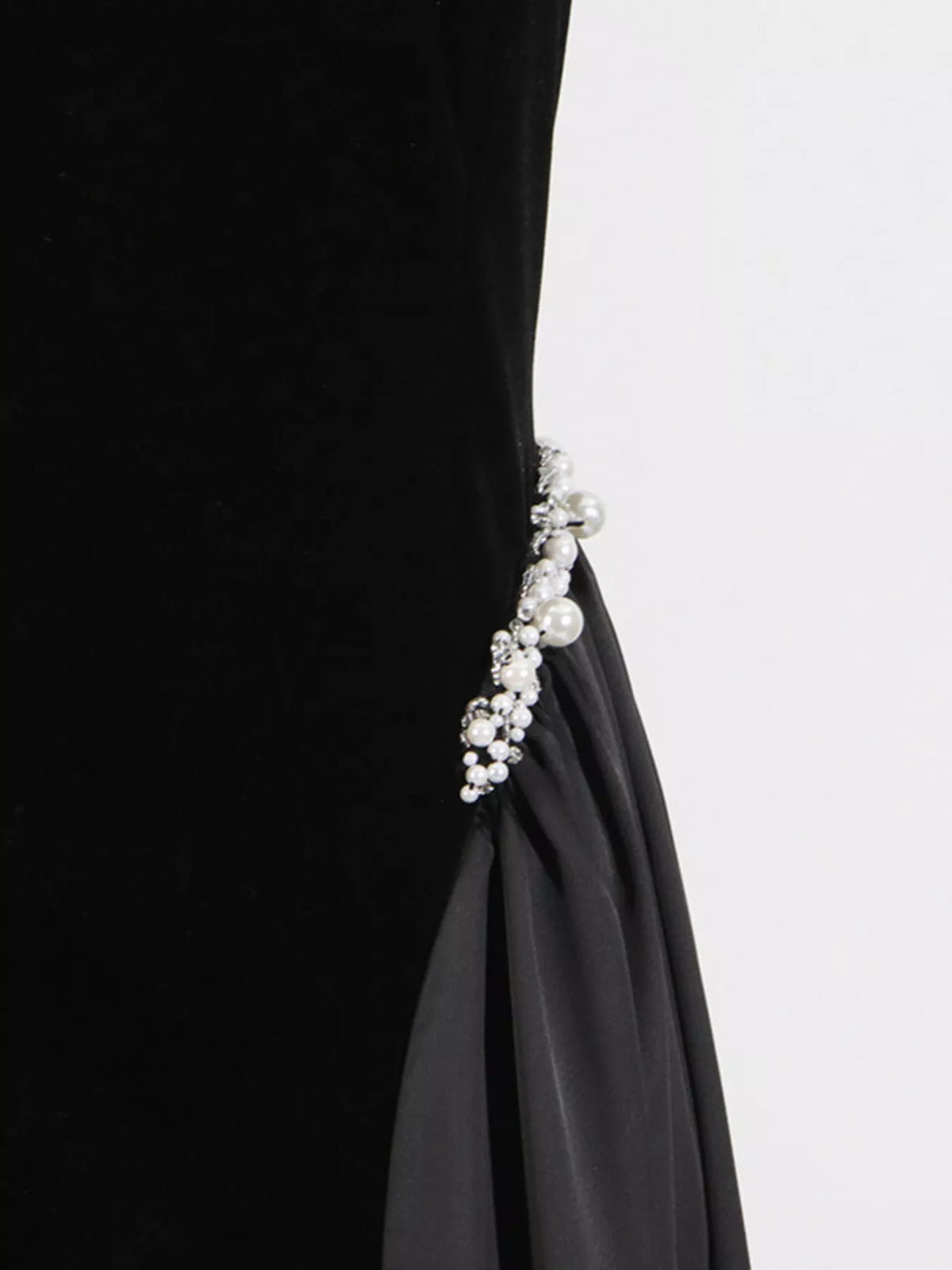 Women's Black Lace Up Back Tube Maxi Dress - Black