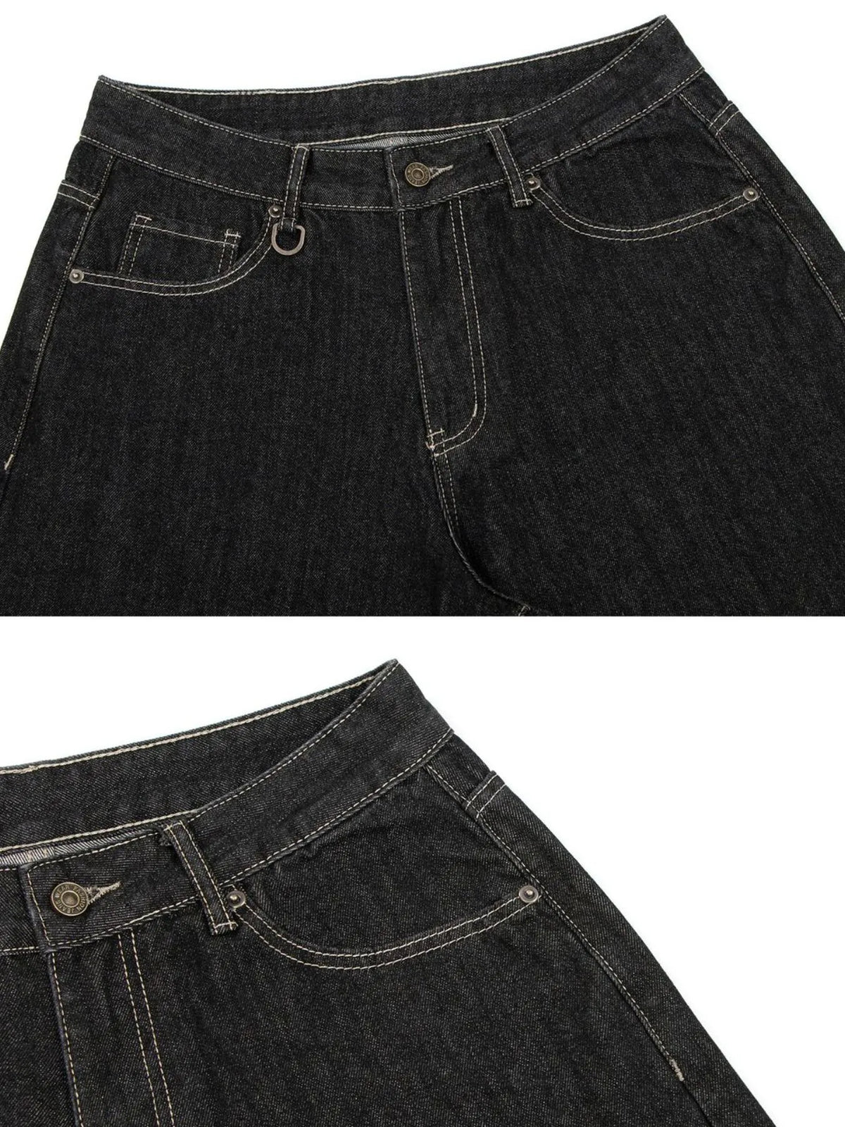 Men's Pocketed Loose Fit Denim Shorts