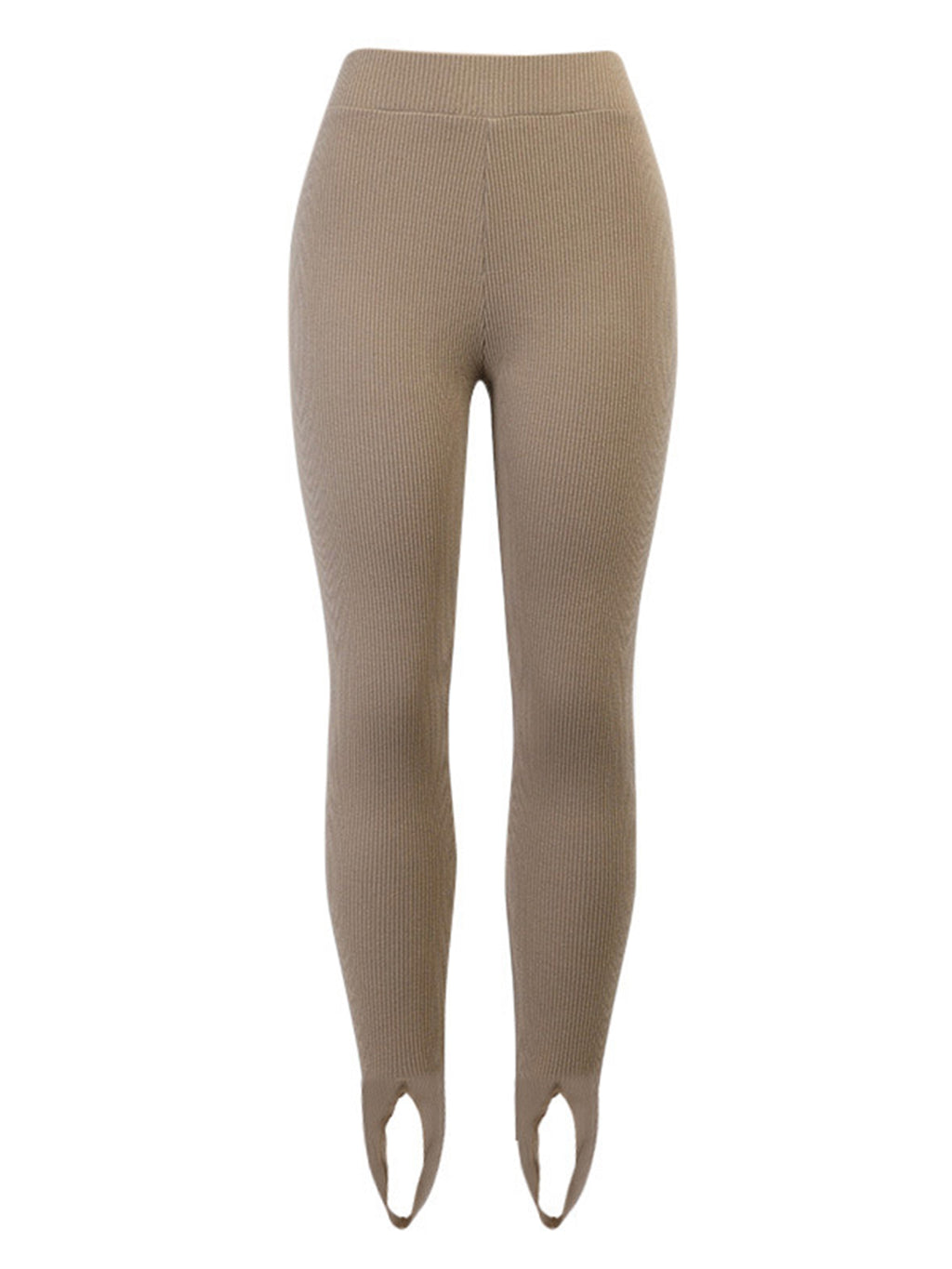 Women's Ribbed Mid Waist Leggings