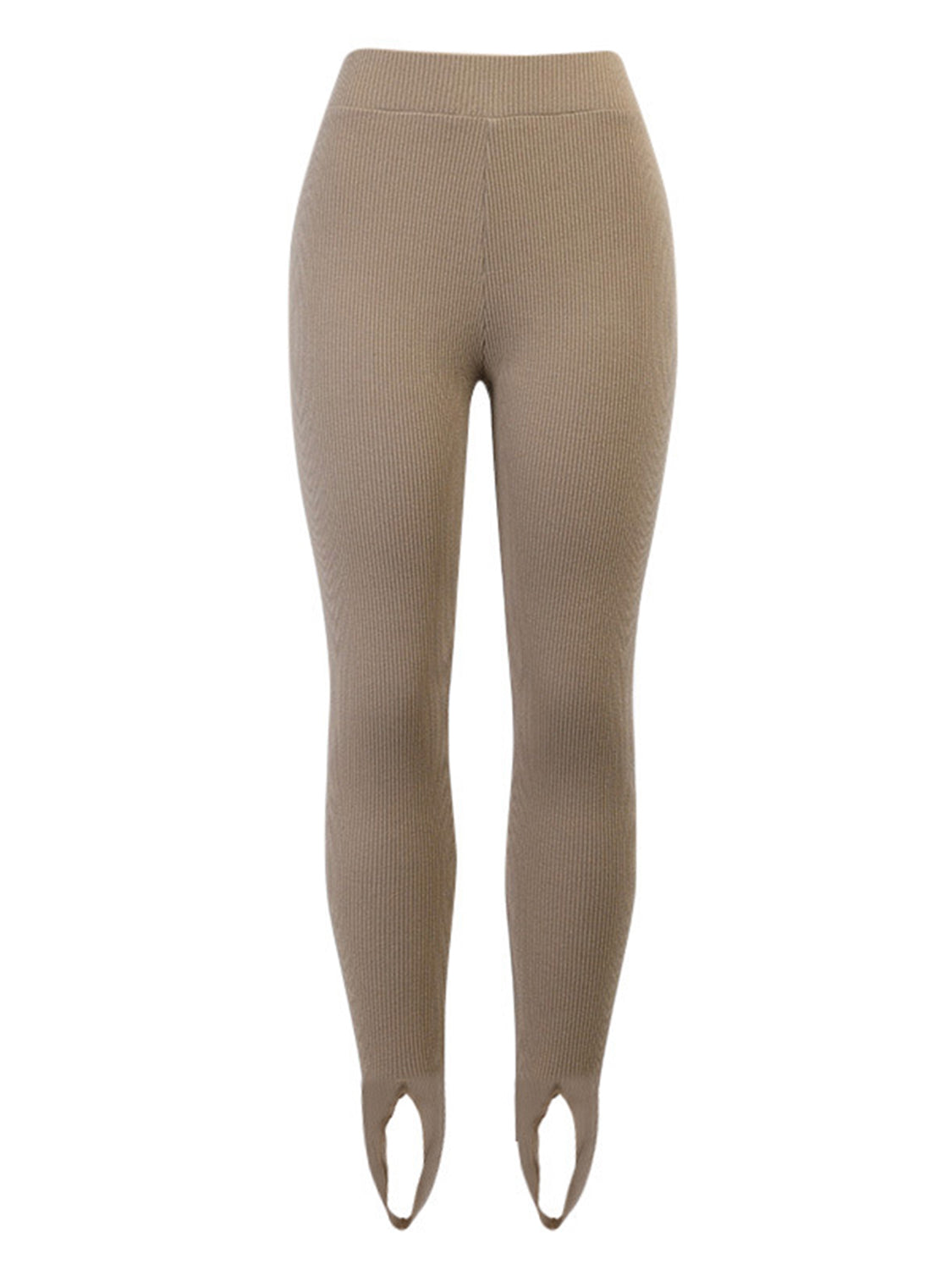 Women's Ribbed Mid Waist Leggings