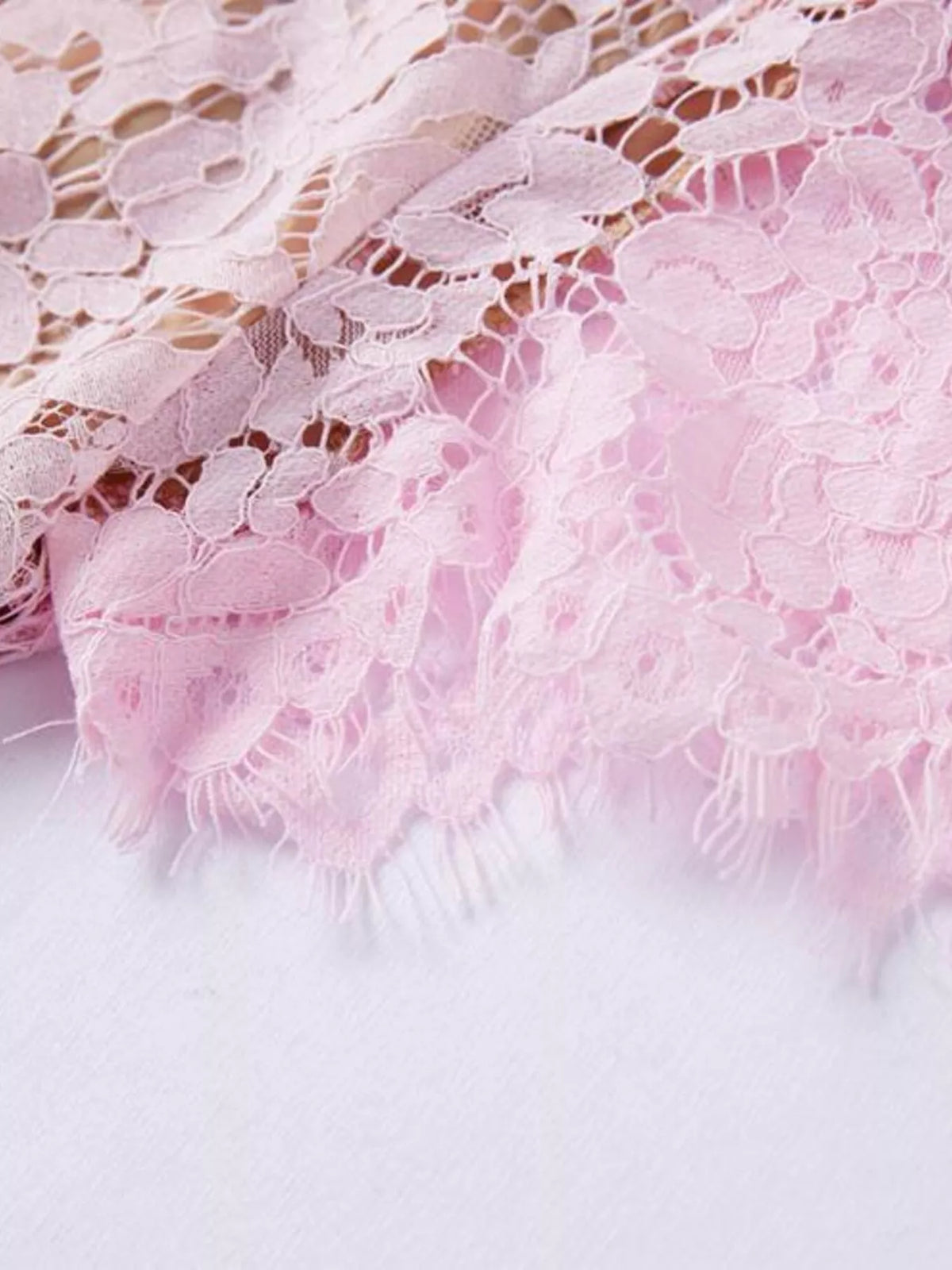 Women's Lace Short Sleeve Mermaid Dress