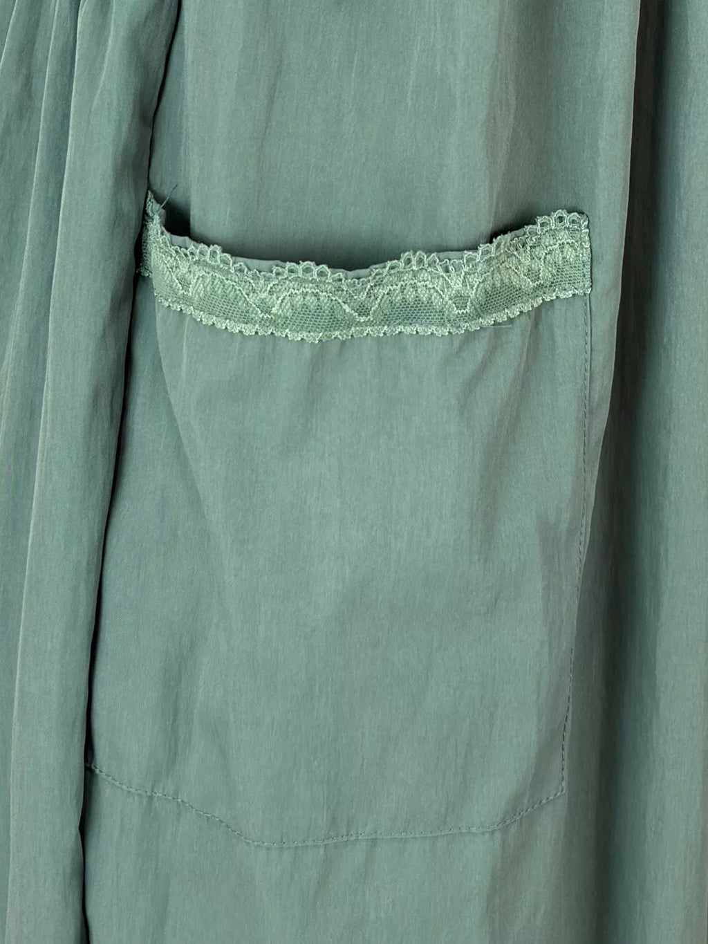 Women's Moss Lace Detail Wide-Leg Jumpsuit - Moss