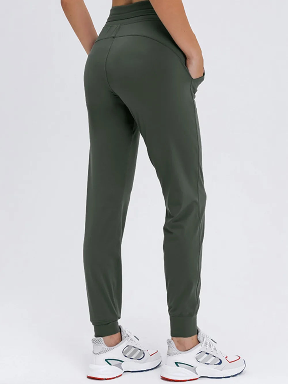 Women's Double Take Tied Joggers with Pockets