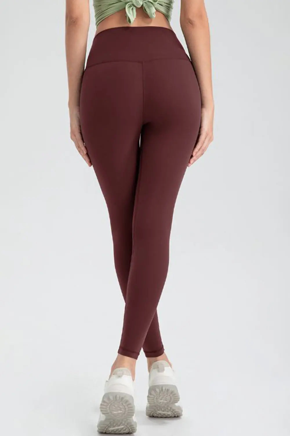 Women's Wide Waistband Slim Fit Active Leggings