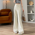 Flared Floor-length Wide-leg Denim Pants