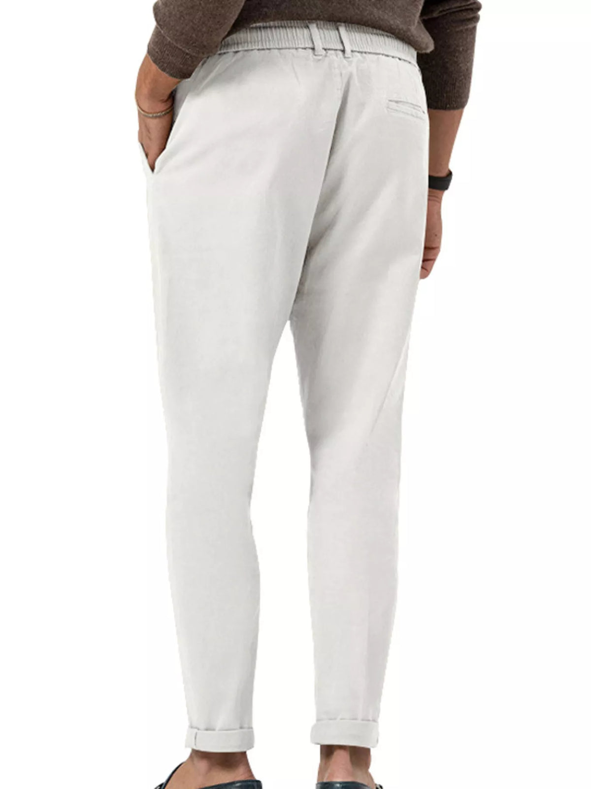 Men's Casual Drawstring Pants, Plus Size