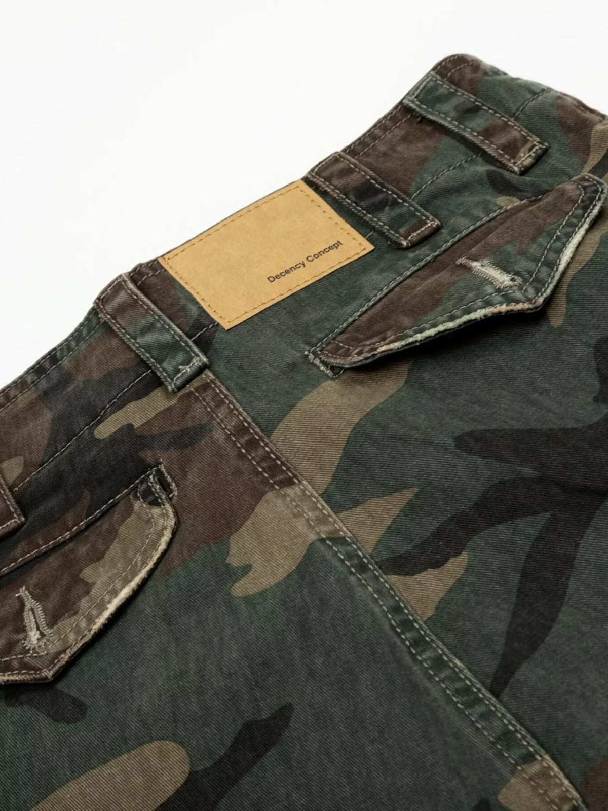 Men's Green Camouflage Men's Camouflage Cargo Pants - Green Camouflage